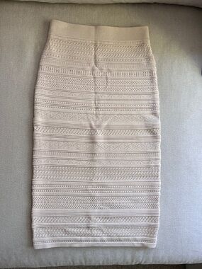Babaton Midi Knit Pencil Skirt